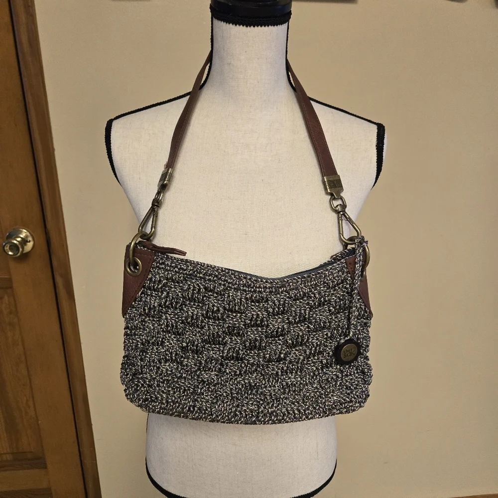 Saks Stylish Tweed Shoulder Bag - Picture 2 of 10